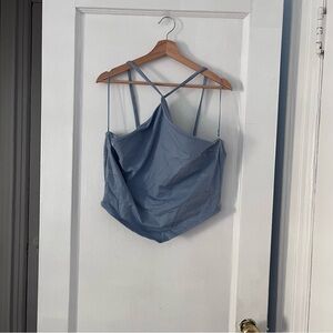 Anthropologie Crop Top NWT, XL in blue